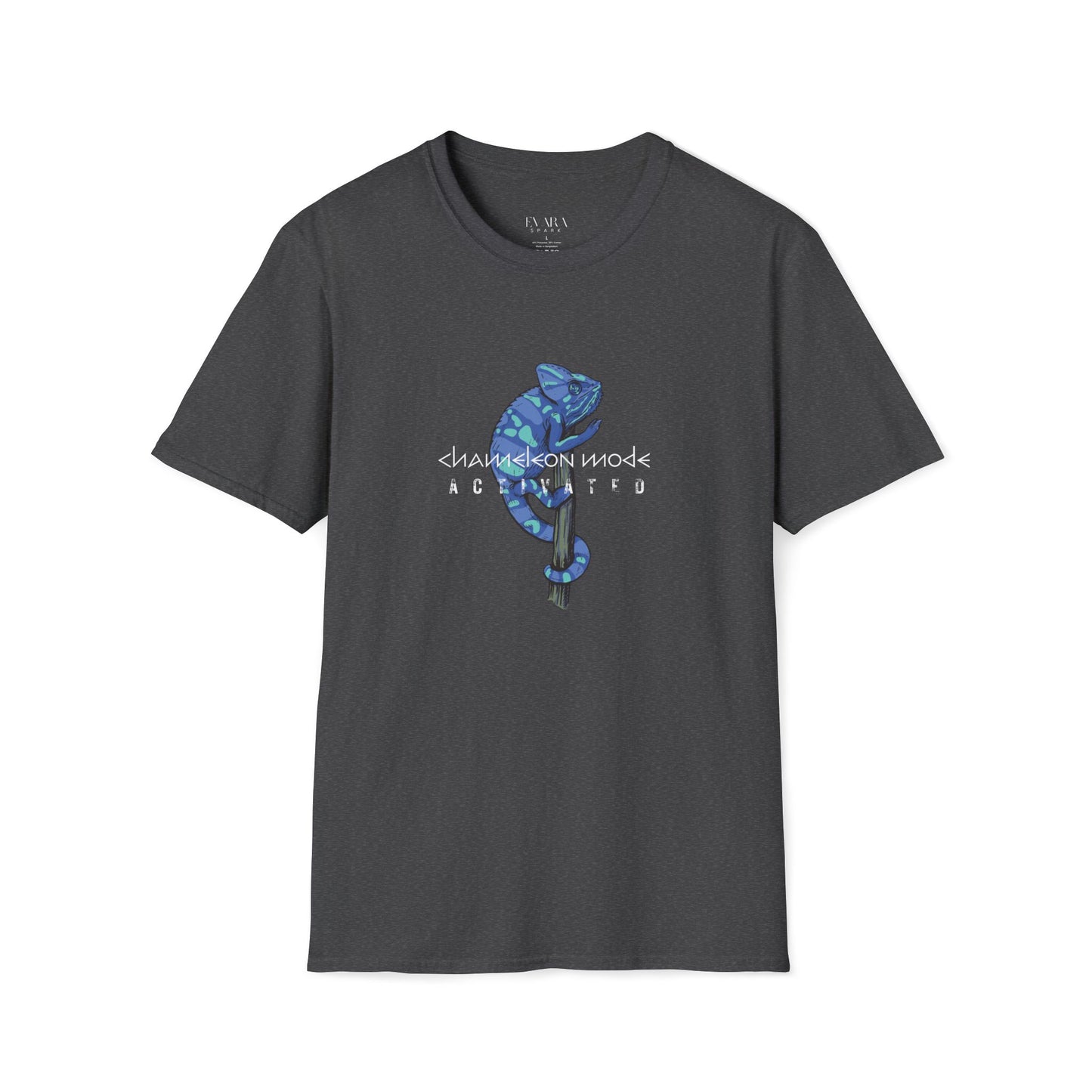 Chameleon Mode Activated Graphic T-Shirt for Men-Trendy Streetwear Tee