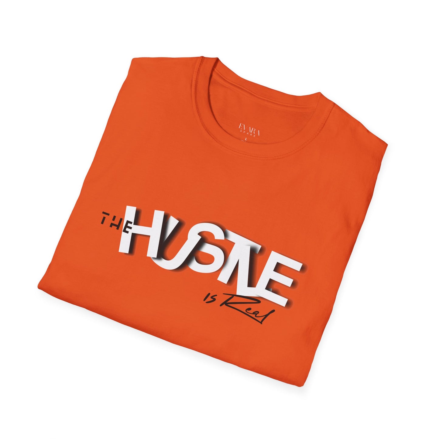 The 'HUSTLE Is Real' T-Shirt for Men-Soft style Cotton Graphic Tee