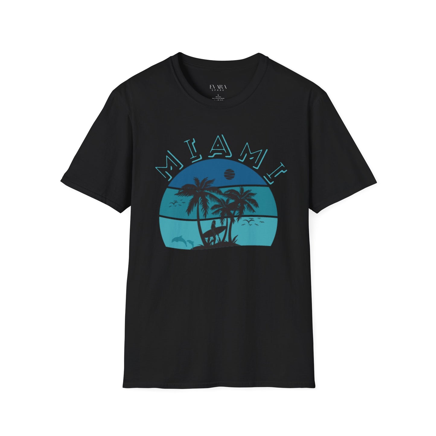 Miami Sunset T-Shirt- Perfect for Summer Vibes