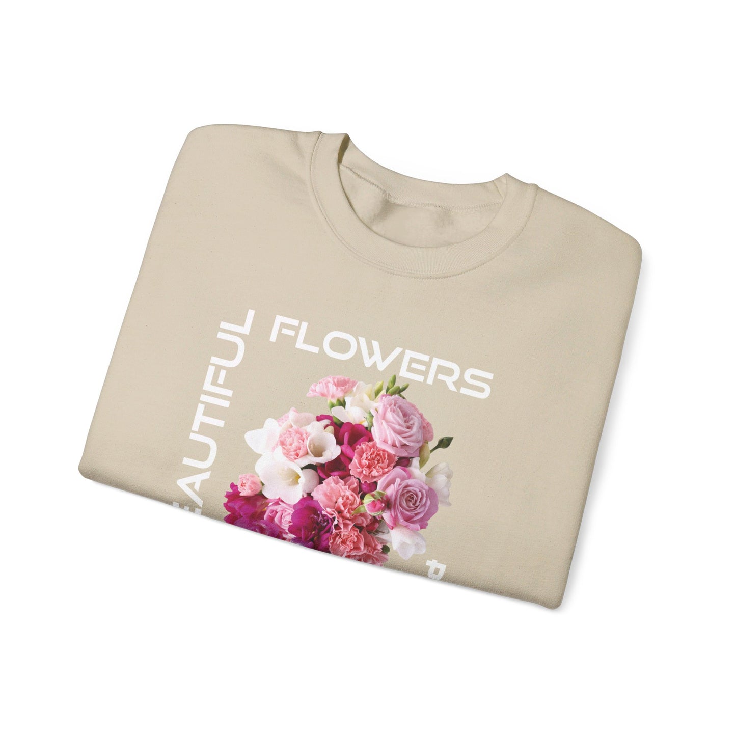 Beautiful Flowers Crewneck Sweatshirt