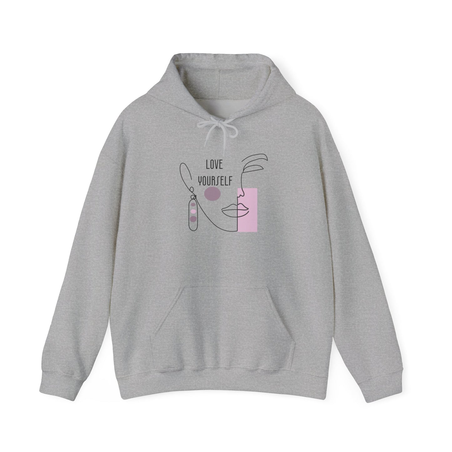 "Love yourself" Hooded Sweatshirt