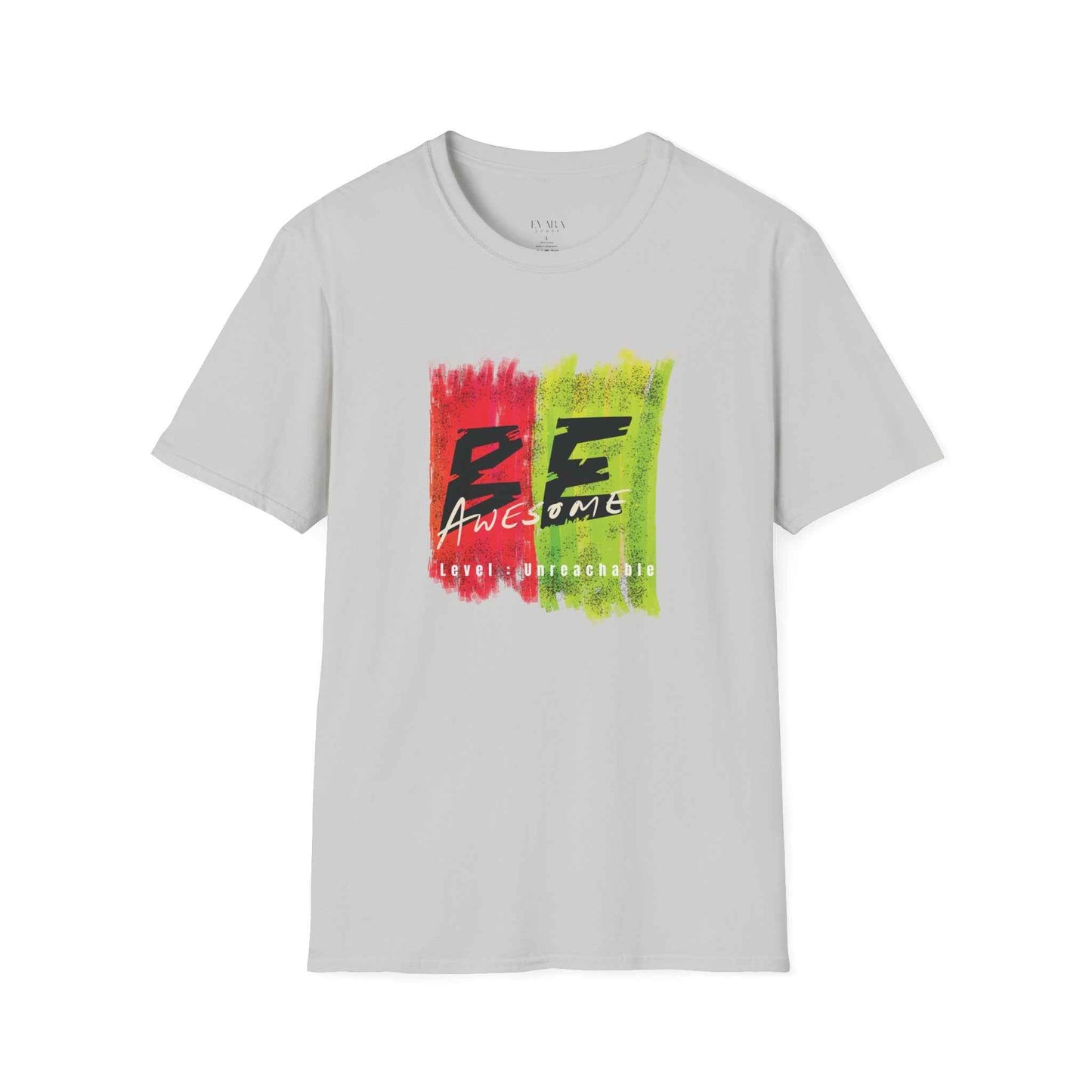 Be Awesome Paint-Stripe T-Shirt