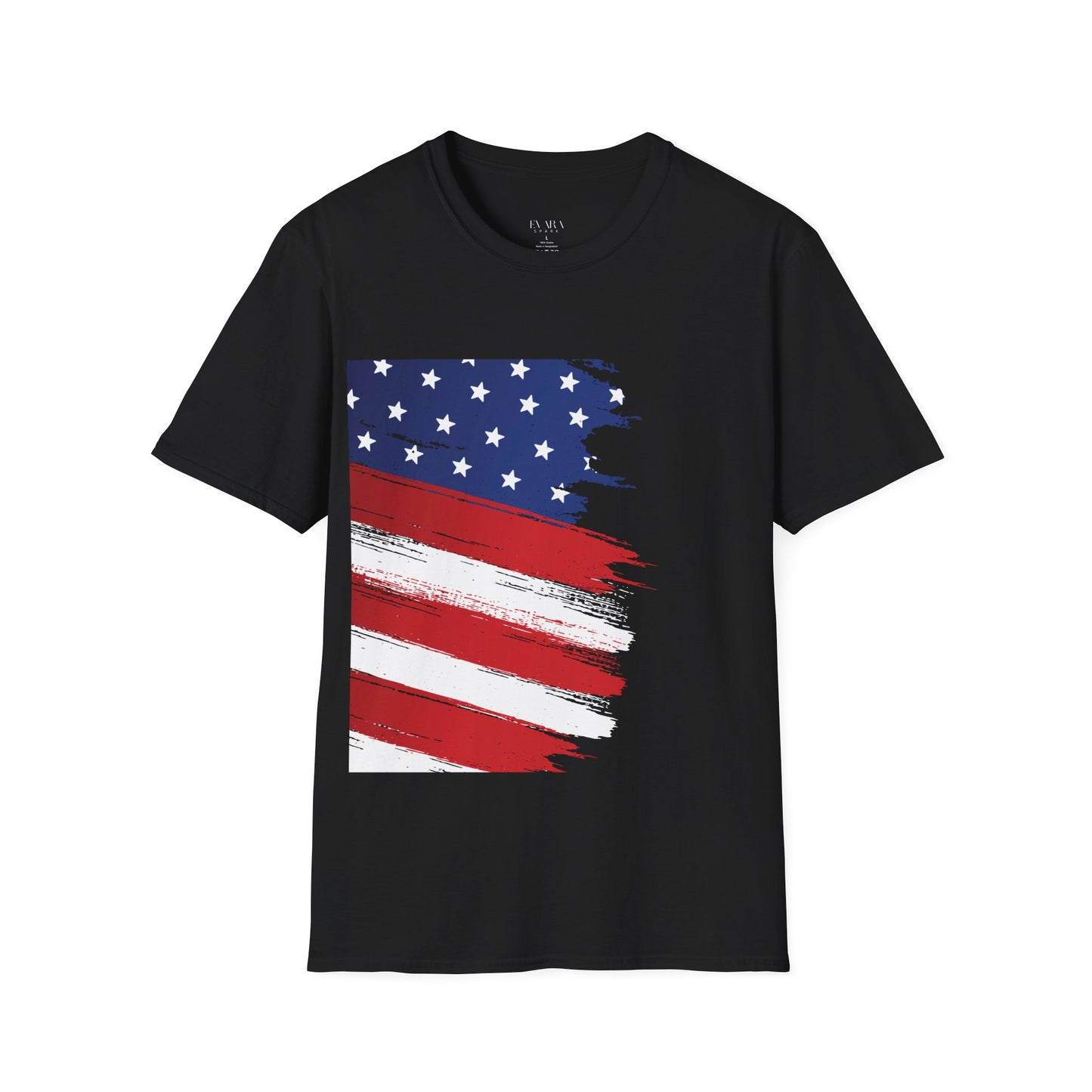 American Flag Brushstroke T-Shirt