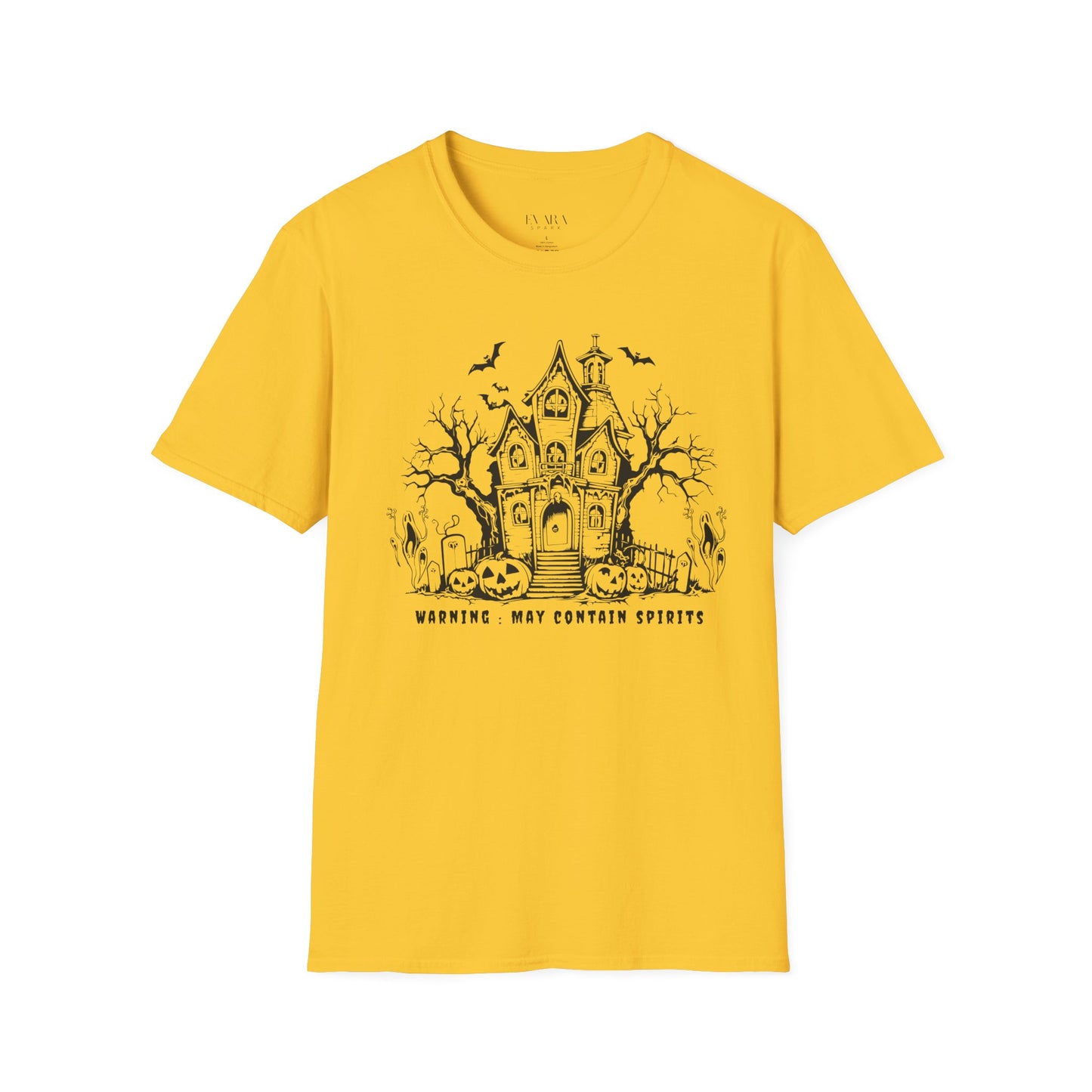 Halloween Ghost House T-Shirt, Spooky Tee for Fall, Trick or Treat Apparel