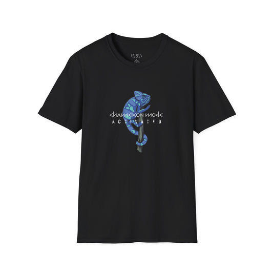 Chameleon Mode Activated Graphic T-Shirt for Men-Trendy Streetwear Tee