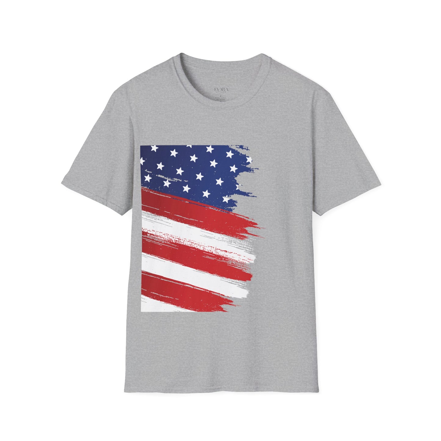American Flag Brushstroke T-Shirt