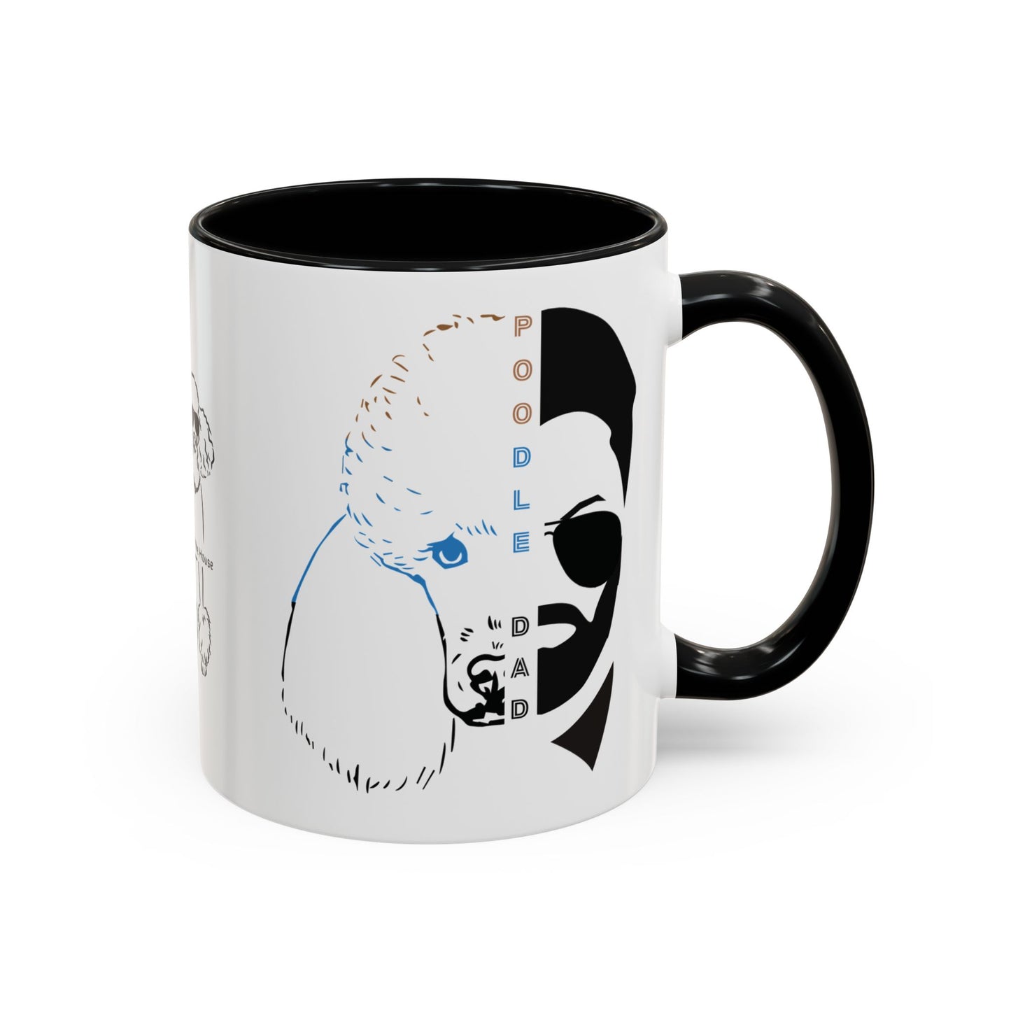 'Poodle Dad' Ceramic Mug