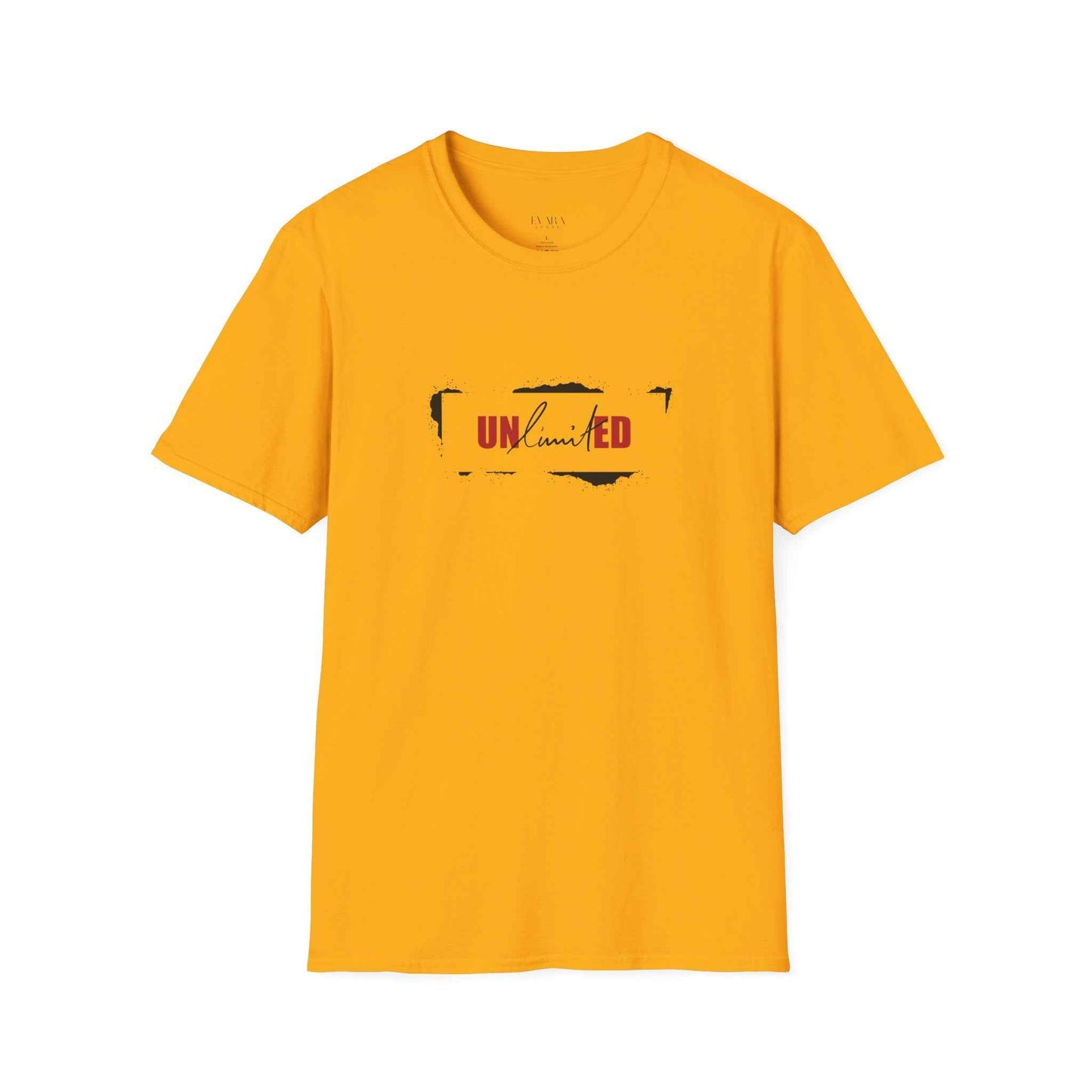 Unlimited Typography T-Shirt for Men – Soft style Cotton Tee-Minimalist Graphic Shirt, Motivational Streetwear
