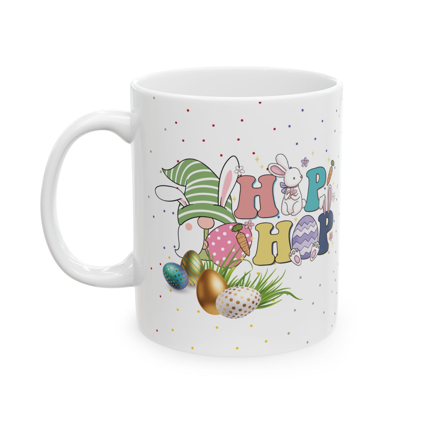 Easter Bunny Ceramic Mug  (11oz & 15oz)