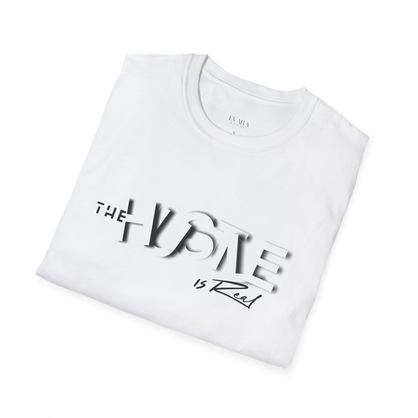 The 'HUSTLE Is Real' T-Shirt for Men-Soft style Cotton Graphic Tee