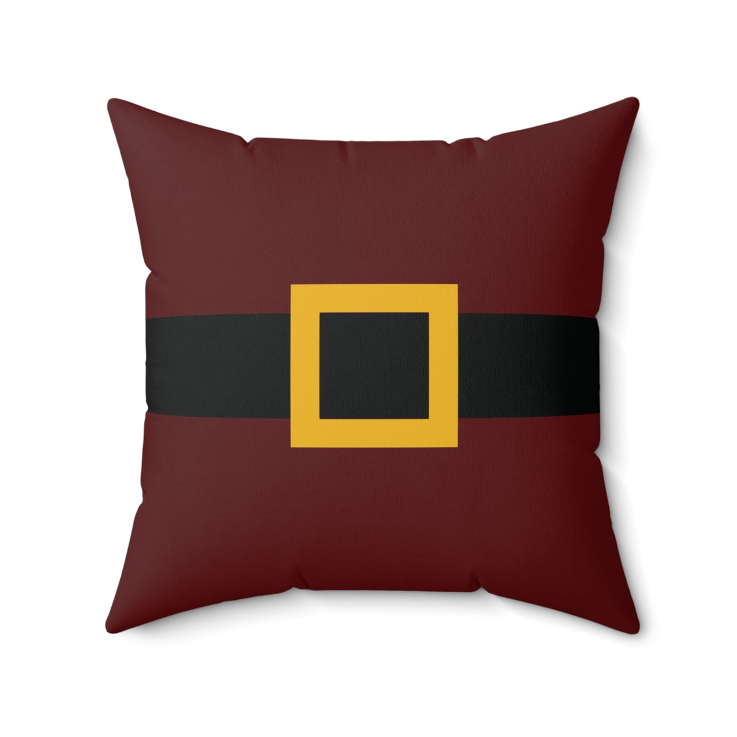 Santa Belt Square Pillow