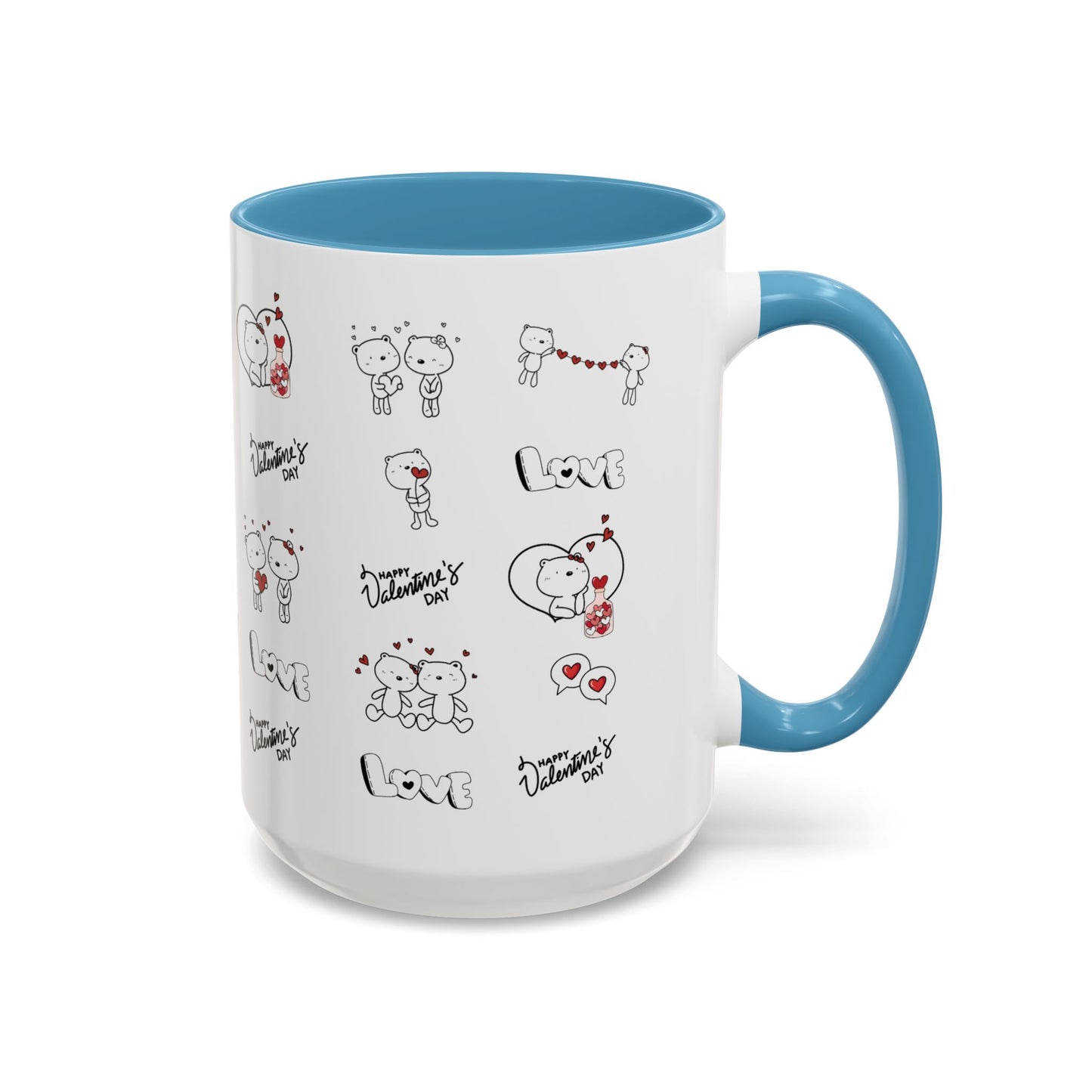 'Sipping on Love' Accent Mug