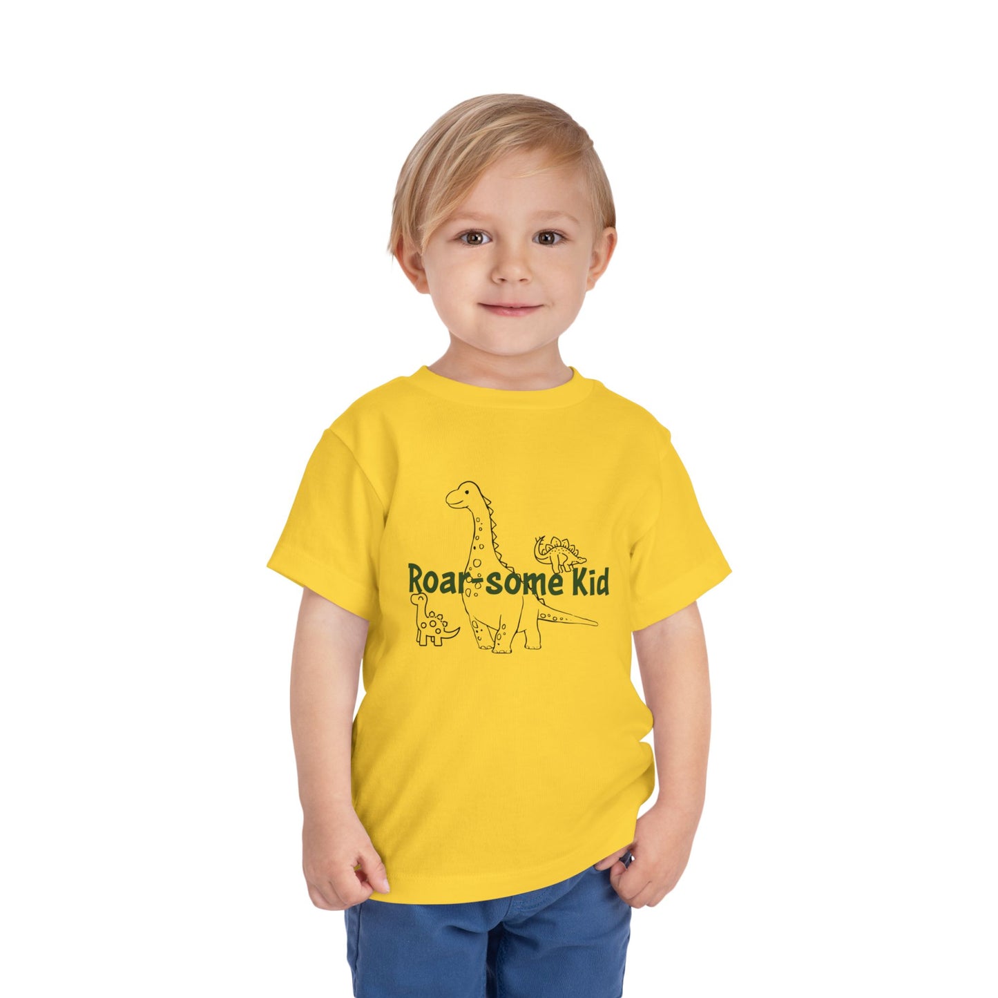 Toddler Short Sleeve Dinosaur Tee