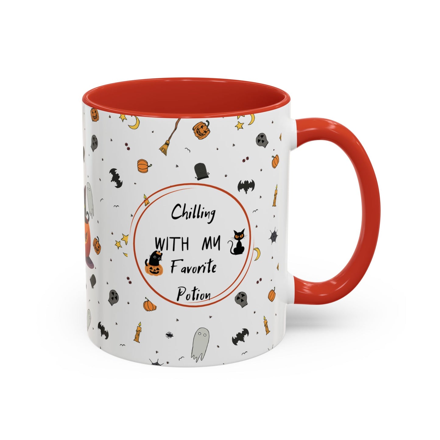 'Chilling with my favorite potion' mug (11, 15oz)