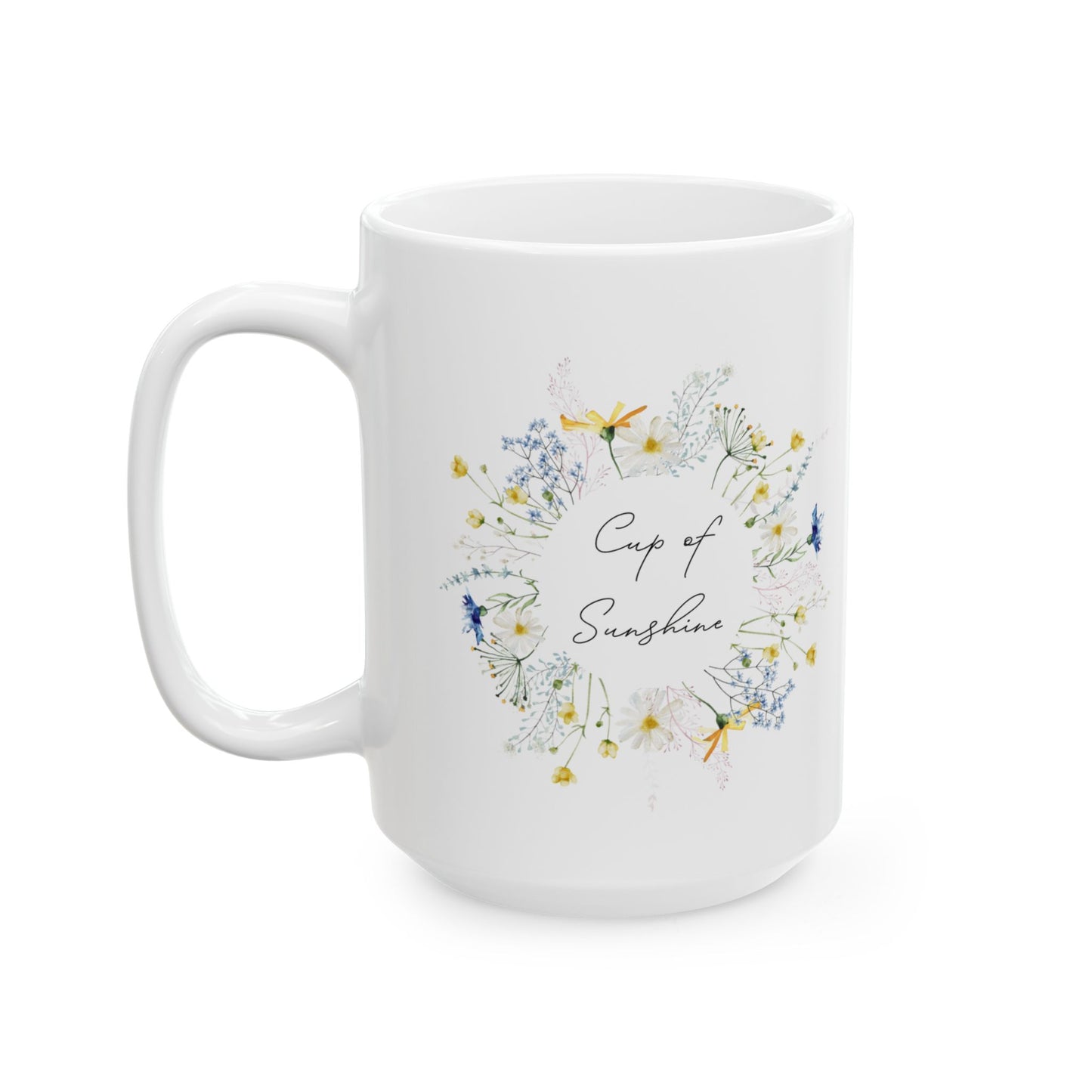 Floral Sunshine Designed Mug