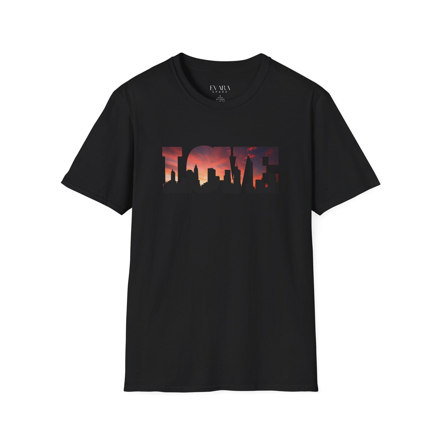 Love Cityscape T-Shirt, soft style cotton T-shirt