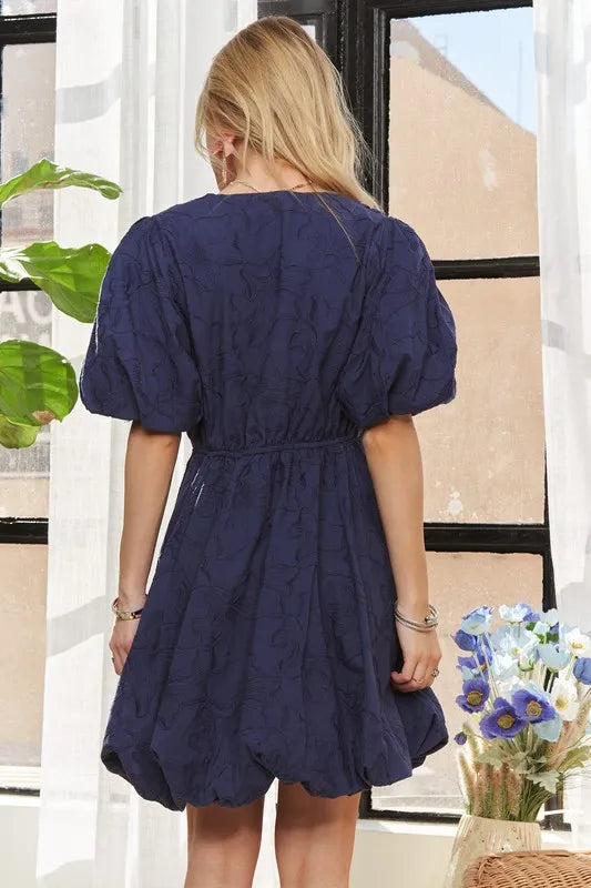 back side of mini dress