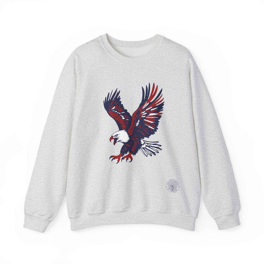 Vintage American Eagle Crewneck Sweatshirt – Retro Patriotic Graphic Fleece Pullover