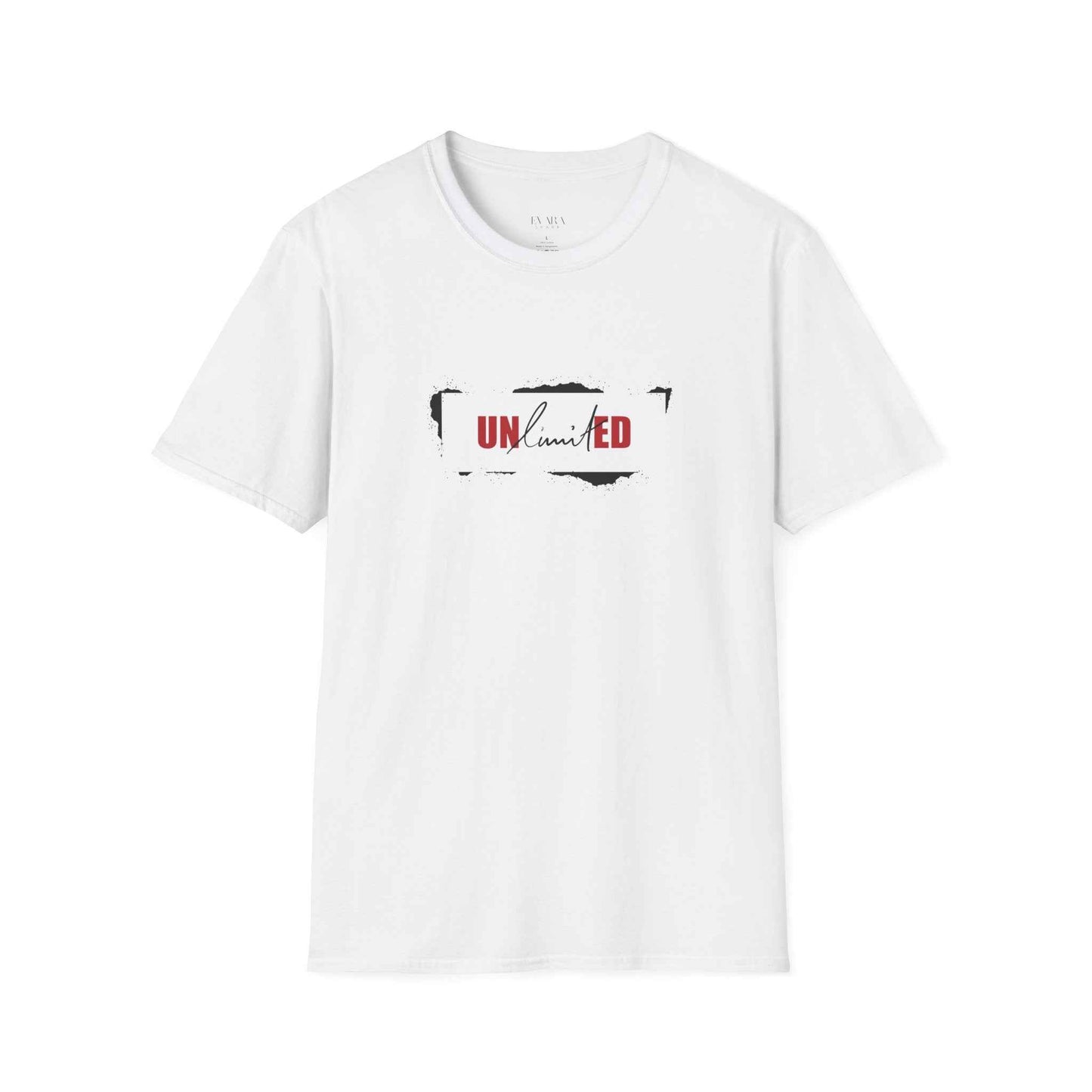 Unlimited Typography T-Shirt for Men – Soft style Cotton Tee-Minimalist Graphic Shirt, Motivational Streetwear