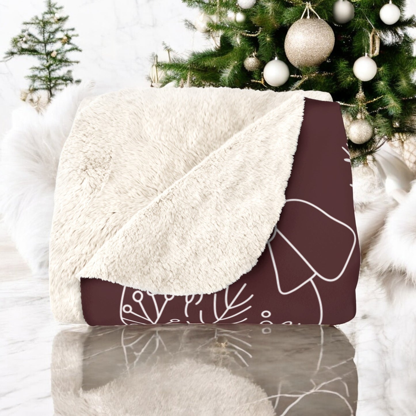 Holiday Cheer Sherpa Fleece Blanket