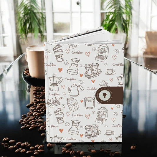 Coffee Lovers Hardcover Journal