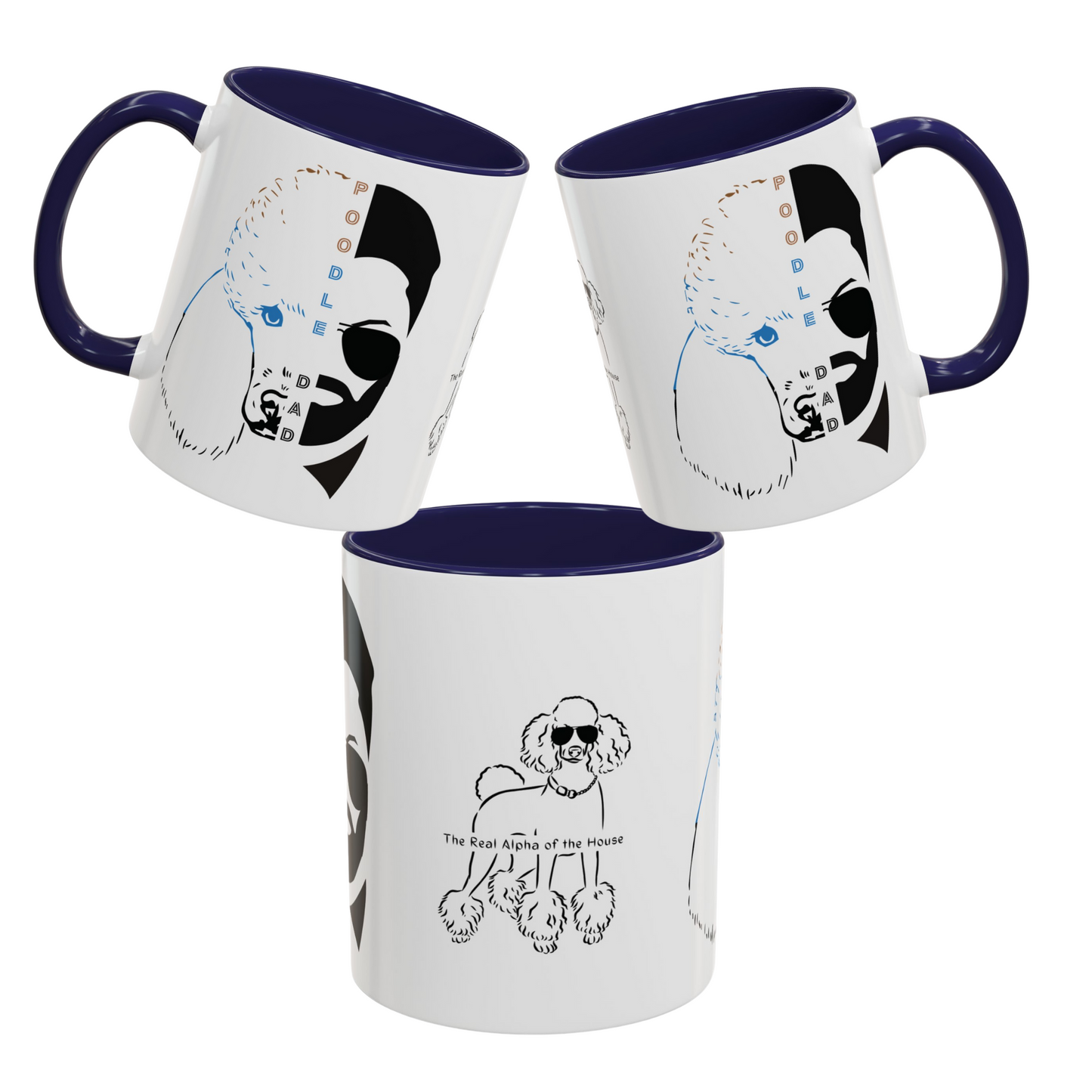 'Poodle Dad' Ceramic Mug