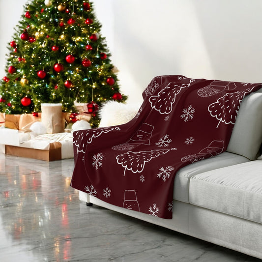 Holiday Cheer Sherpa Fleece Blanket