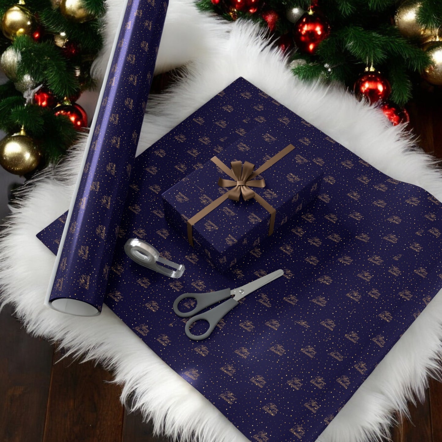 Gift Wrap Papers - Elegant Christmas Sparkle and Shine